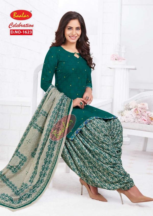 Baalar Celebration Vol-16Cotton Designer Patiyala Dress Material